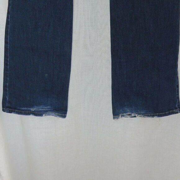 Aeropostle Hailey Flare Dark Blue Stretch Denim Jeans 5 Regular - Picture 4 of 9